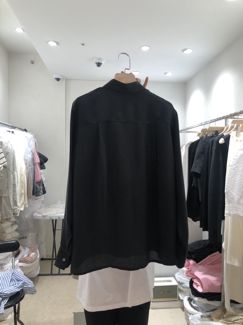 PLAYLIST韓國直郵東大門實拍女士新款休閑熱賣時尚襯衫蕾絲衫confetti襯衫/蕾絲衫