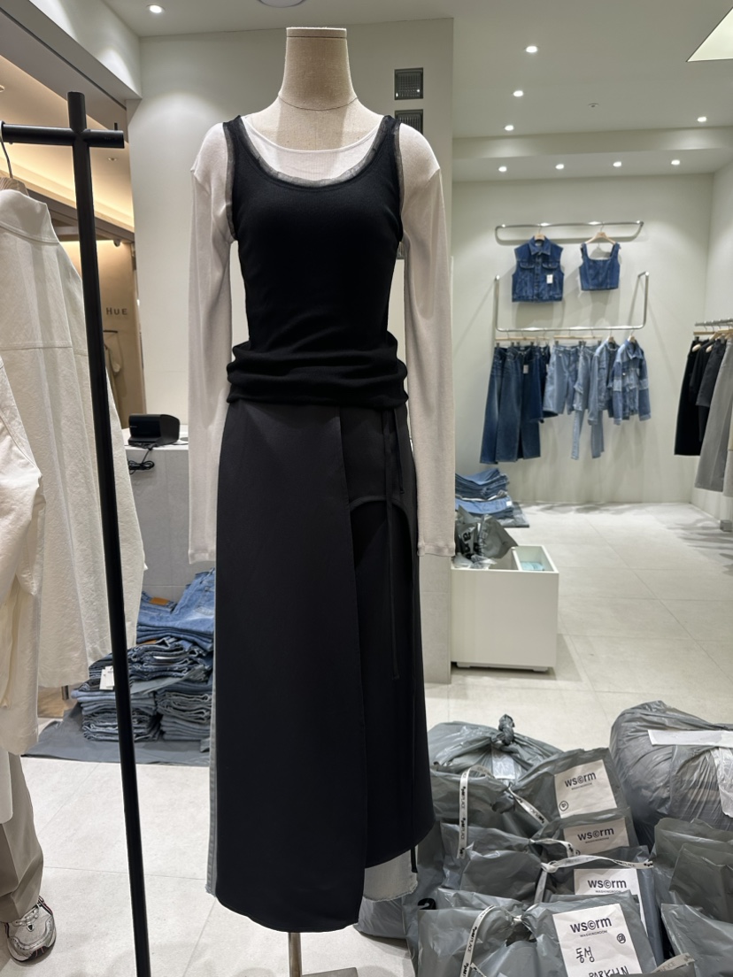 ws@rm/WA SHING ROOM韓國直郵東大門代購女士新品時尚連衣裙ARTISANAL連衣裙