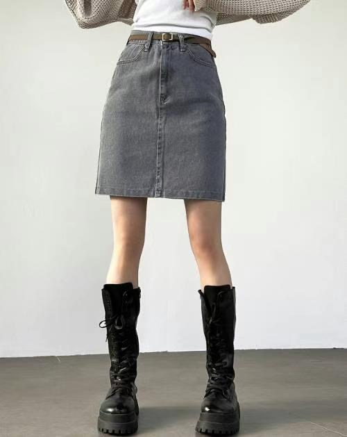 BYJEAN直郵韓國代購女裝新品人氣真品推薦職業半身裙中短裙POPO半身裙/中短裙圖色2