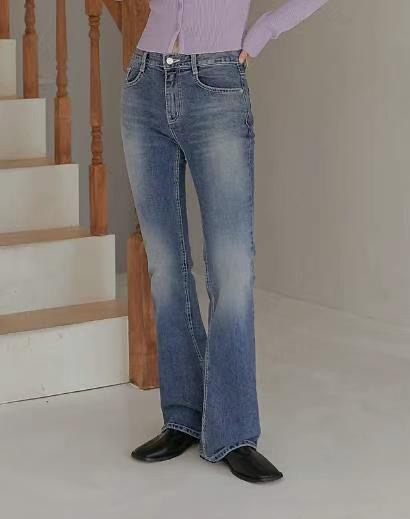 BYJEAN韓國直郵女裝新款真品職業24春夏休閑熱賣推薦牛仔褲POPO牛仔褲