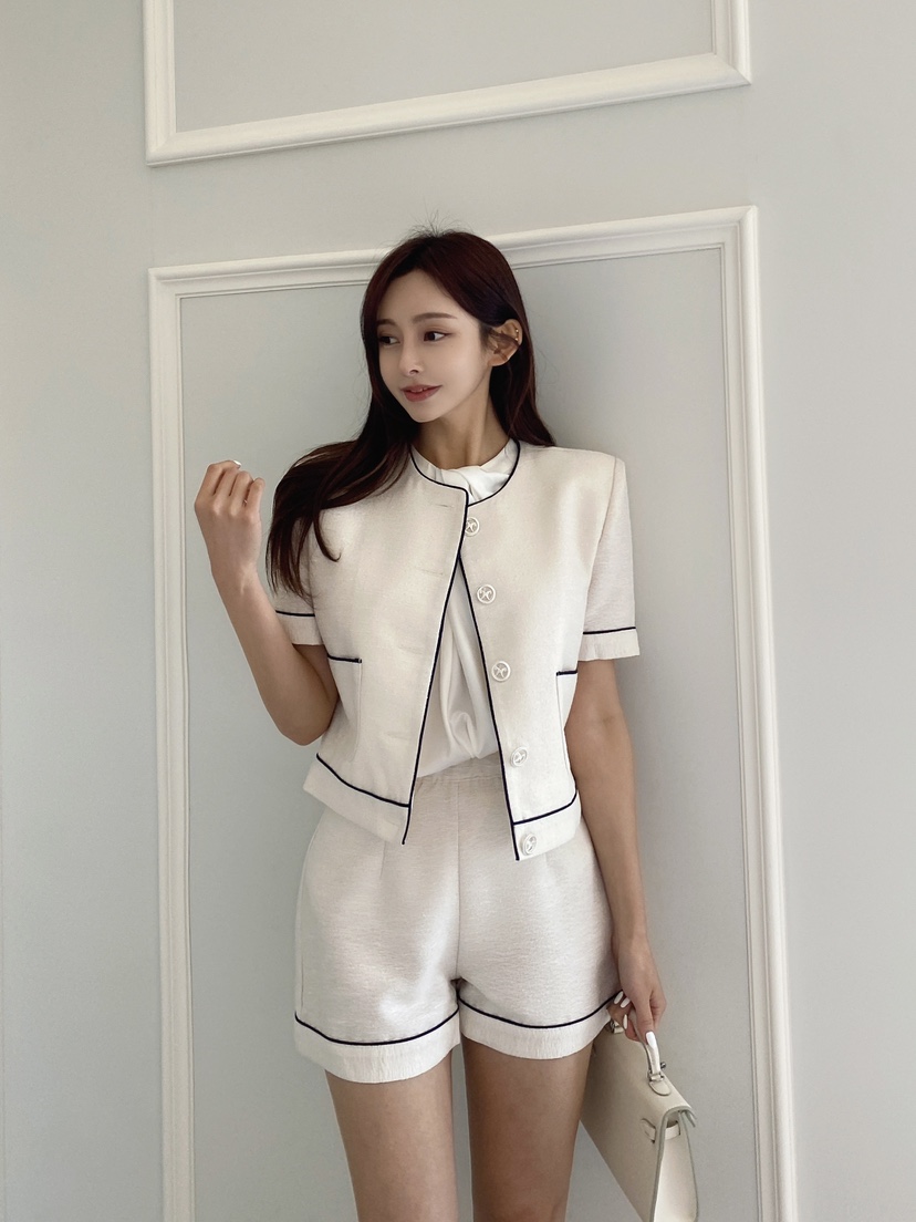 CLOTH直郵韓國代購女裝新品24春夏休閑熱賣人氣推薦職業夾克CLOTH夾克