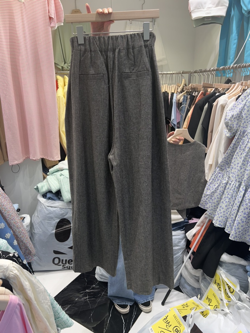 DELLING直郵韓國代購女裝新品休閑真品推薦人氣職業24春夏休閑褲DELLING休閑褲
