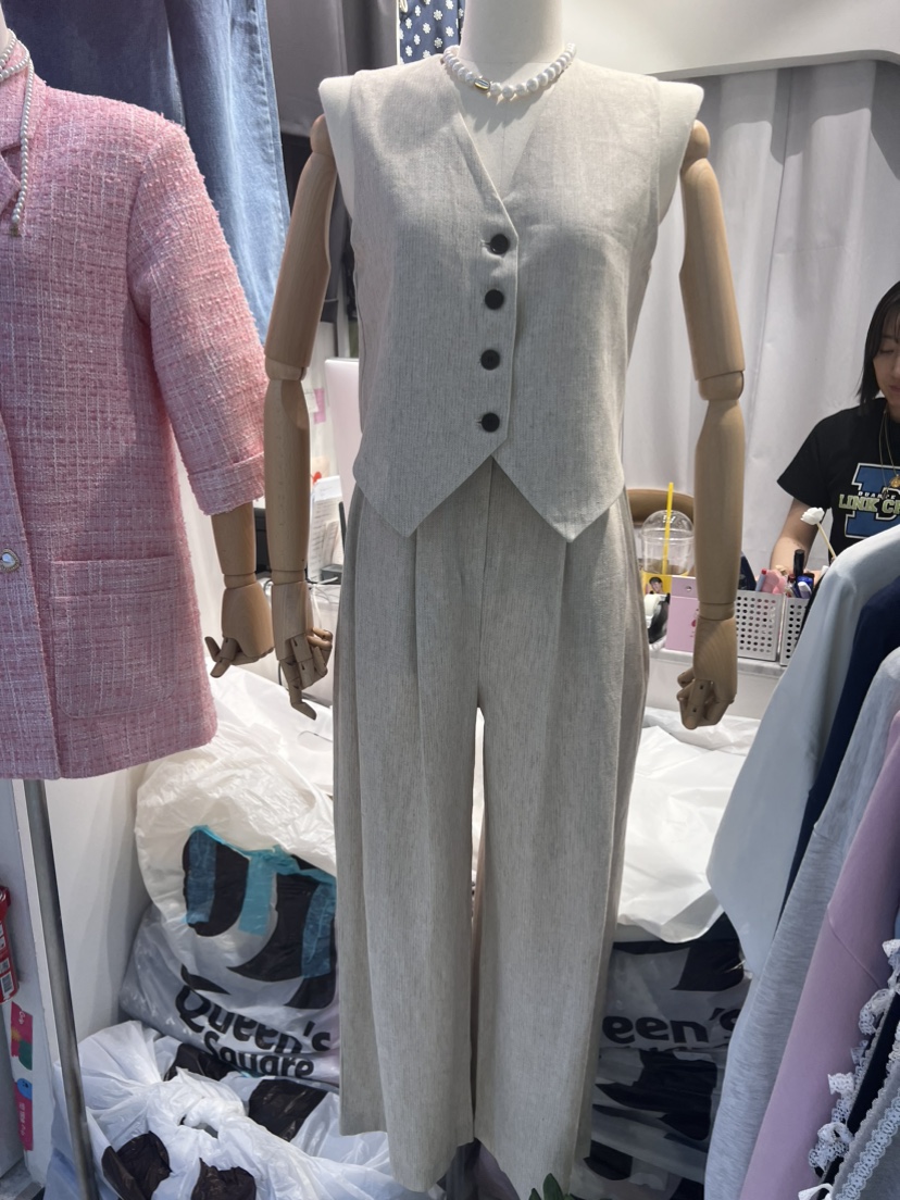 DELLING直郵韓國代購女裝新品休閑真品推薦人氣職業24春夏休閑褲DELLING休閑褲