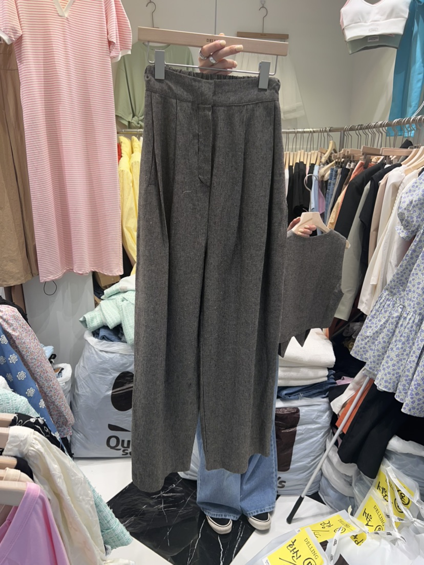 DELLING直郵韓國代購女裝新品休閑真品推薦人氣職業24春夏休閑褲DELLING休閑褲圖色2
