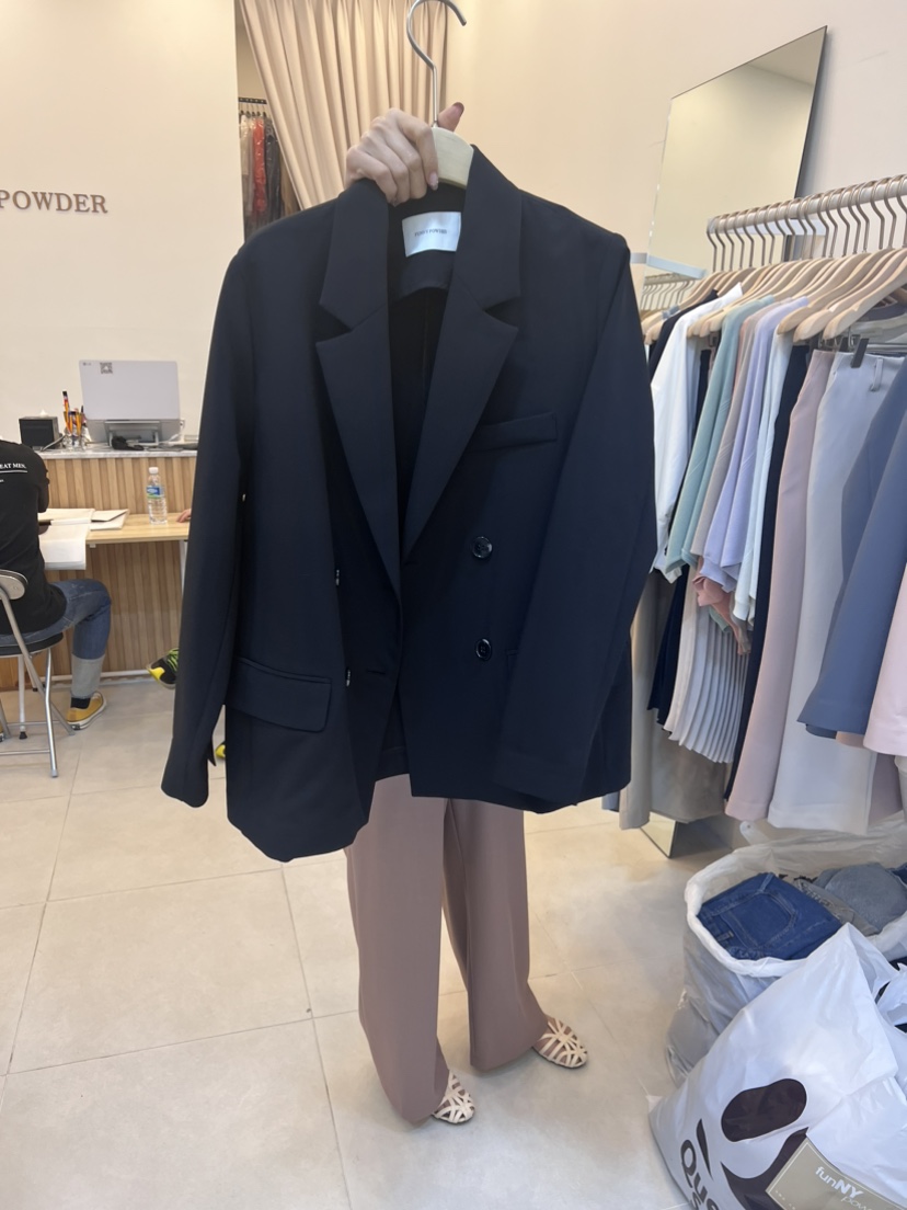 FUNNY POWDER韓國直郵東大門代購女裝新品職業人氣時尚夾克THE FUNNY夾克圖色4