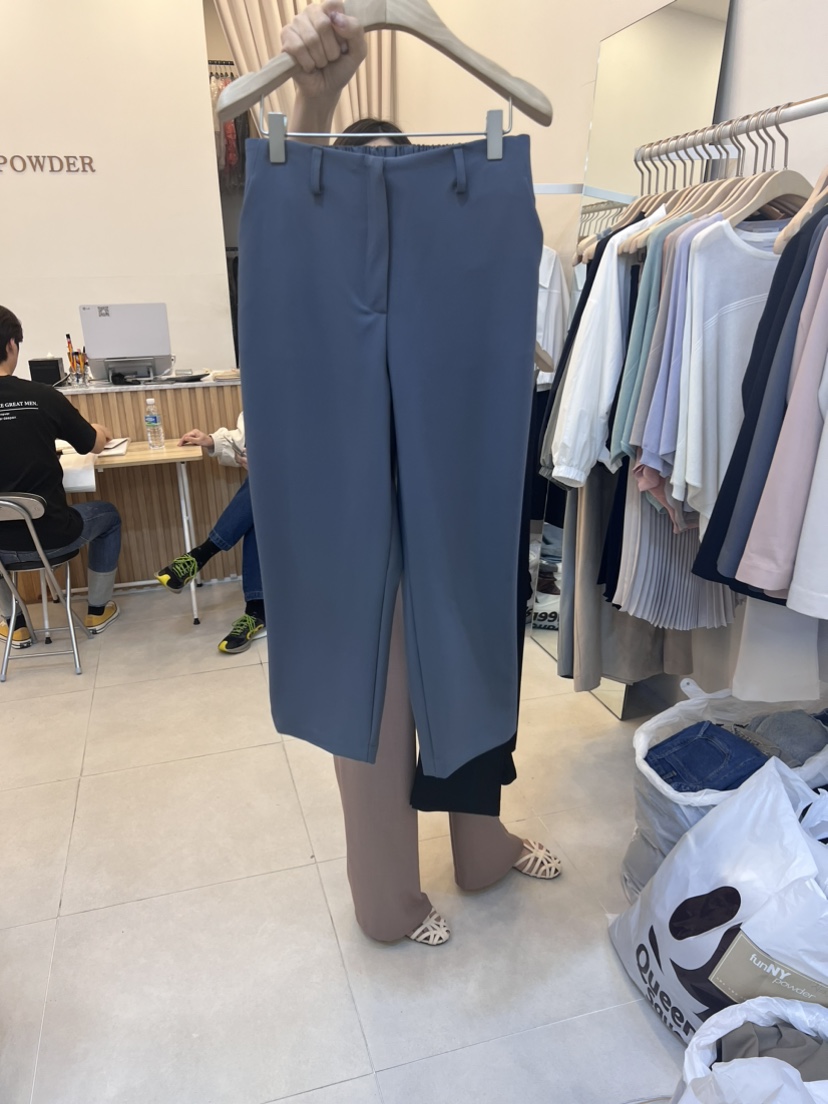 FUNNY POWDER韓國直郵女裝新品熱賣人氣職業時尚24春夏休閑褲THE FUNNY休閑褲圖色3