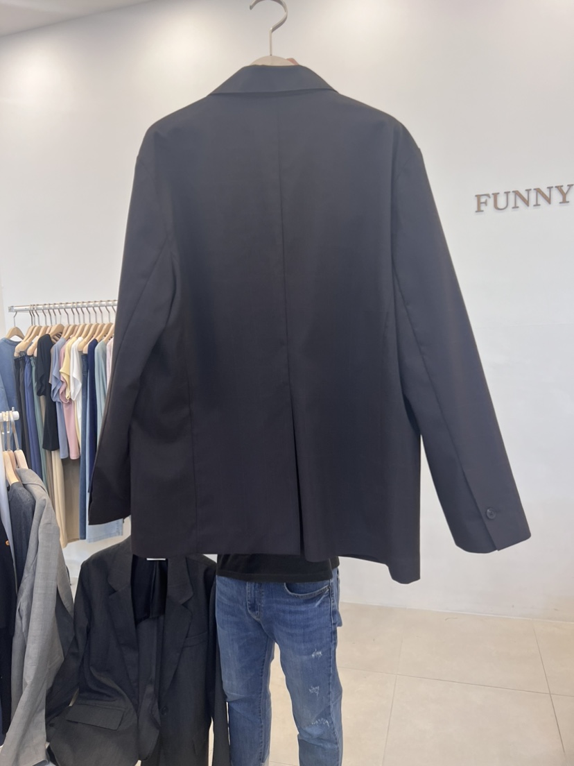 FUNNY POWDER直郵韓國代購女裝新品時尚真品休閑熱賣夾克格紋THE FUNNY夾克