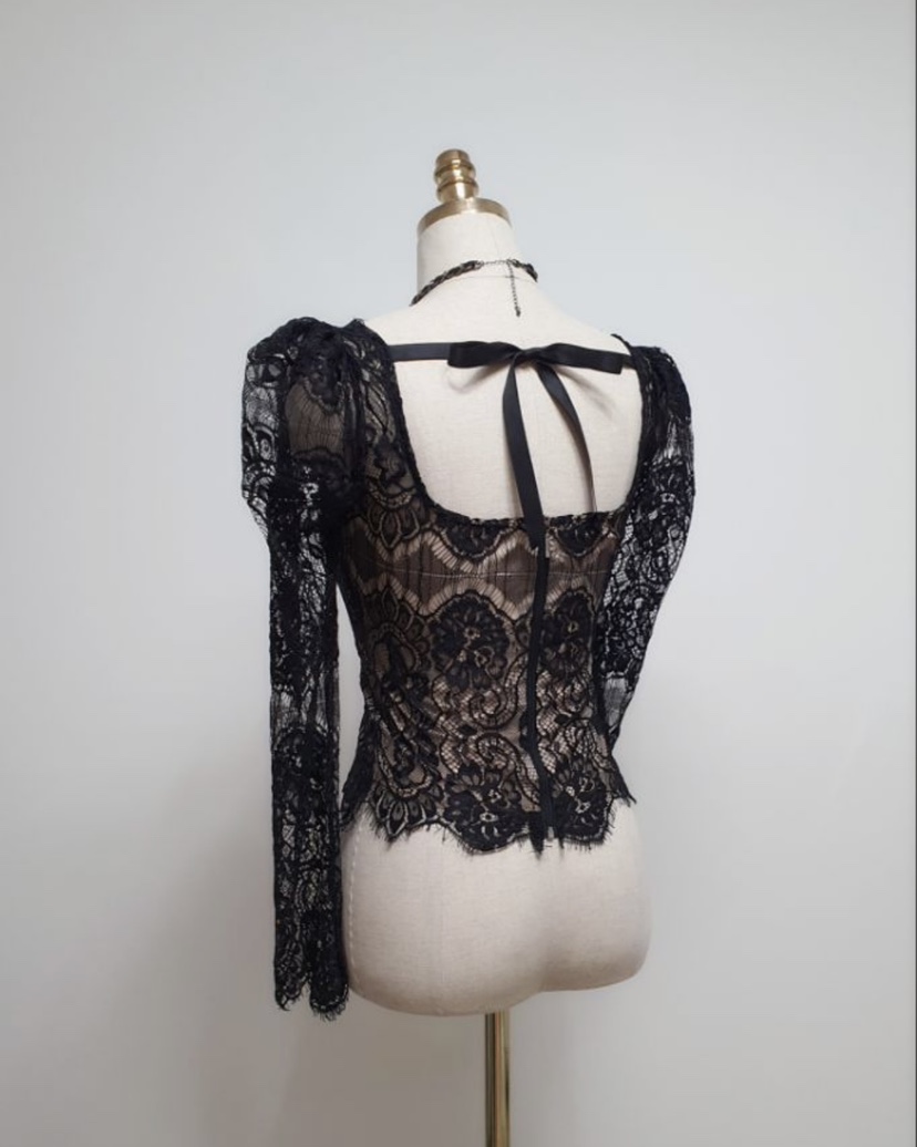 high heels韓國直郵東大門代購女裝新款人氣時尚襯衫蕾絲衫HIGH HEELS襯衫/蕾絲衫