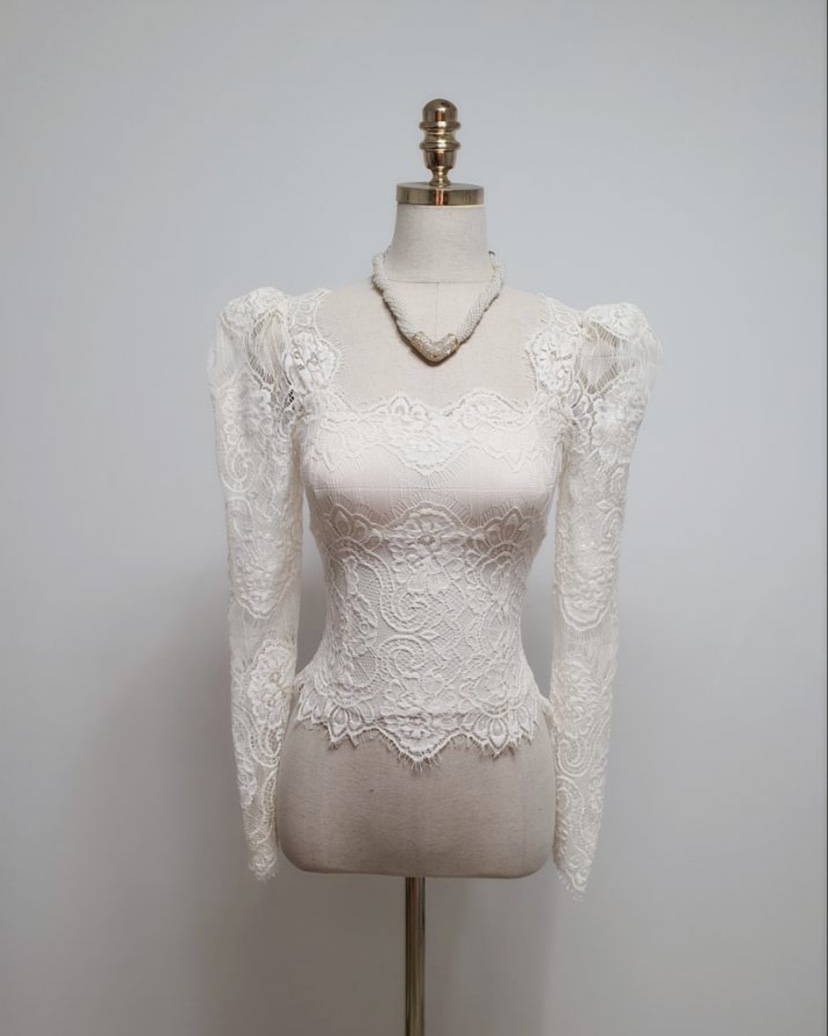 high heels韓國直郵東大門代購女裝新款人氣時尚襯衫蕾絲衫HIGH HEELS襯衫/蕾絲衫圖色2