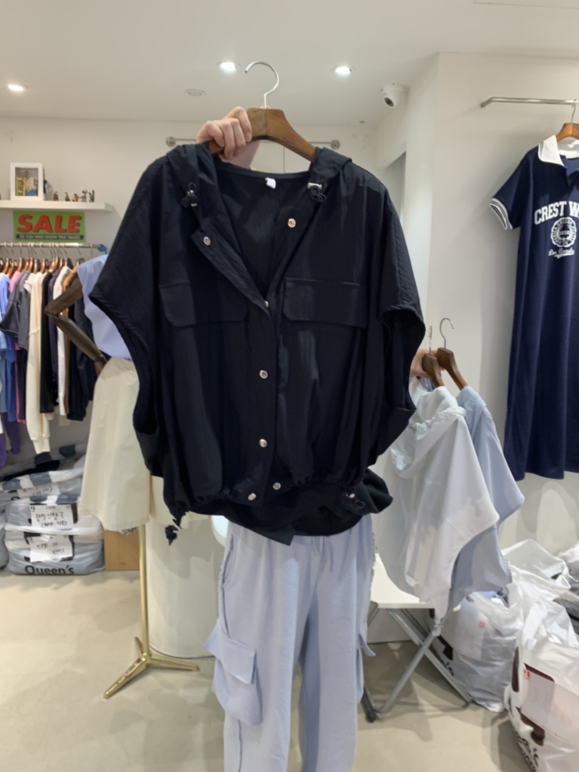 J:LYN韓國直郵東大門代購女裝新品人氣職業時尚熱賣馬甲連帽J:LYN馬甲圖色3