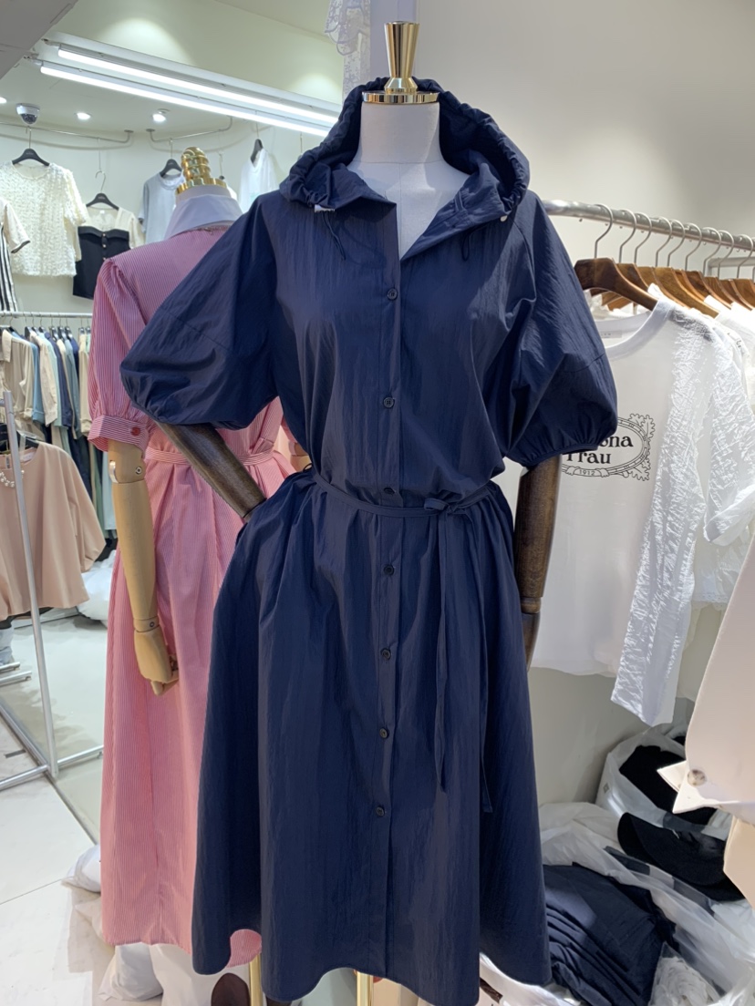 J:LYN韓國直郵女裝新款真品時尚推薦熱賣24春夏連衣裙連帽J:LYN連衣裙圖色1
