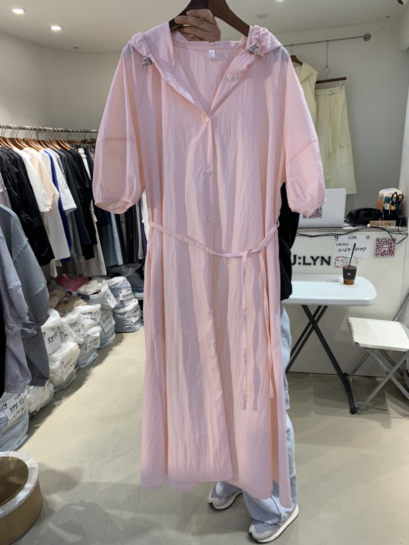 J:LYN韓國直郵女裝新款真品時尚推薦熱賣24春夏連衣裙連帽J:LYN連衣裙圖色3