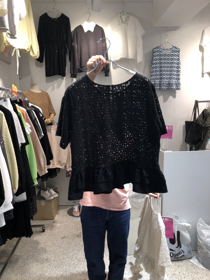 PAIN韓國直郵女裝新品職業人氣24春夏熱賣推薦襯衫蕾絲衫PAIN襯衫/蕾絲衫圖色2