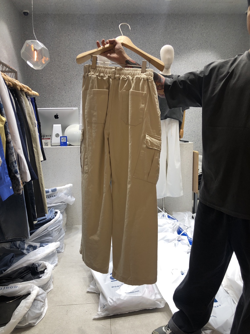 REVIVE韓國直郵東大門實拍女裝新品職業熱賣休閑24春夏休閑褲REVIVE-男裝休閑褲