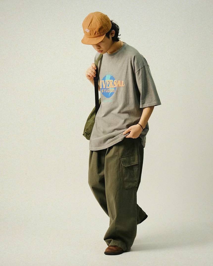 REVIVE韓國直郵東大門實拍女裝新品職業熱賣休閑24春夏休閑褲REVIVE-男裝休閑褲