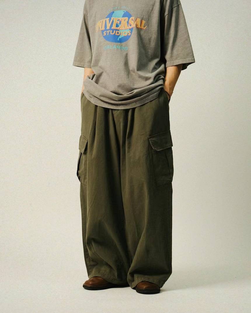 REVIVE韓國直郵東大門實拍女裝新品職業熱賣休閑24春夏休閑褲REVIVE-男裝休閑褲