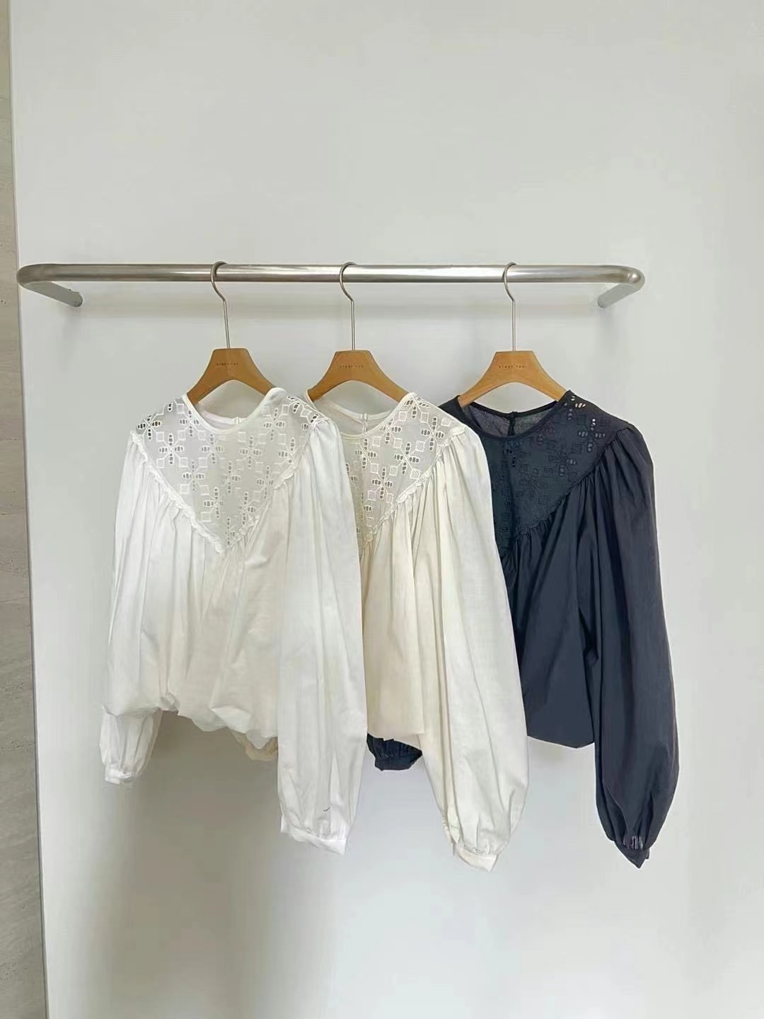 STORY TAG韓國直郵東大門實拍女裝新品人氣休閑襯衫蕾絲衫STORY TAG襯衫/蕾絲衫圖色2左一色