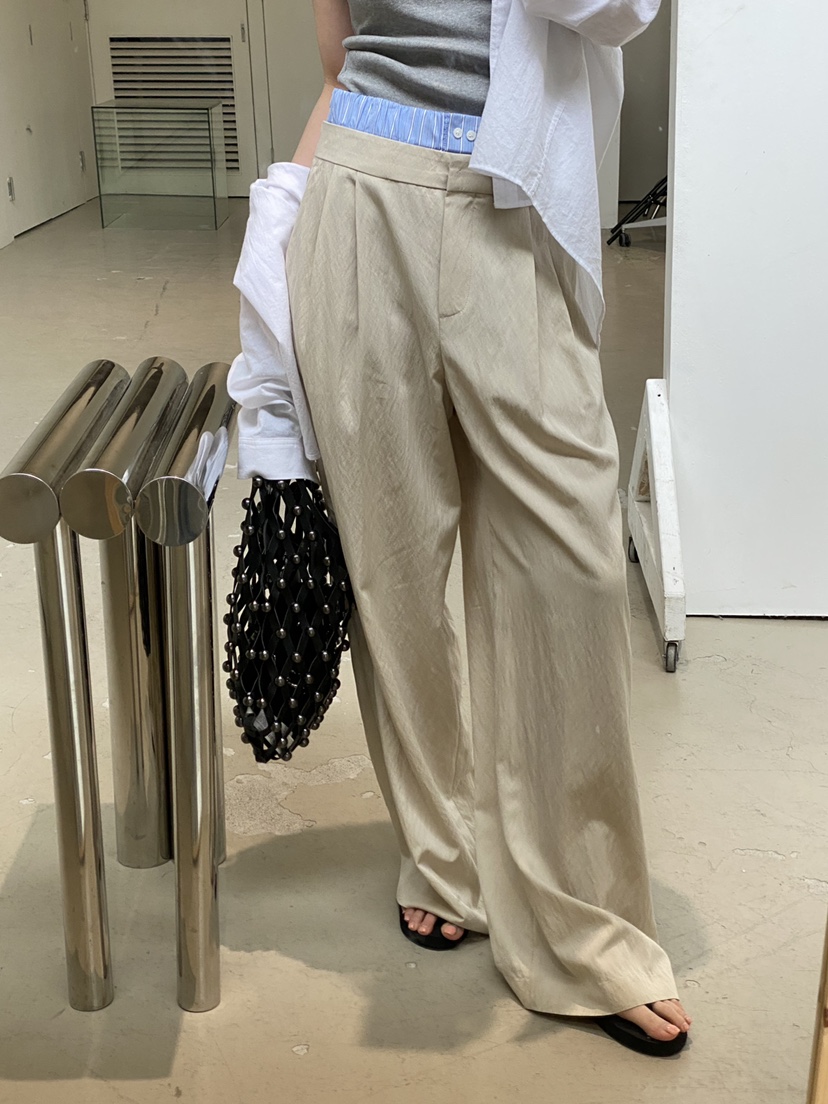 unbound韓國直郵女裝新品推薦職業時尚24春夏人氣休閑休閑褲UNBOUND休閑褲