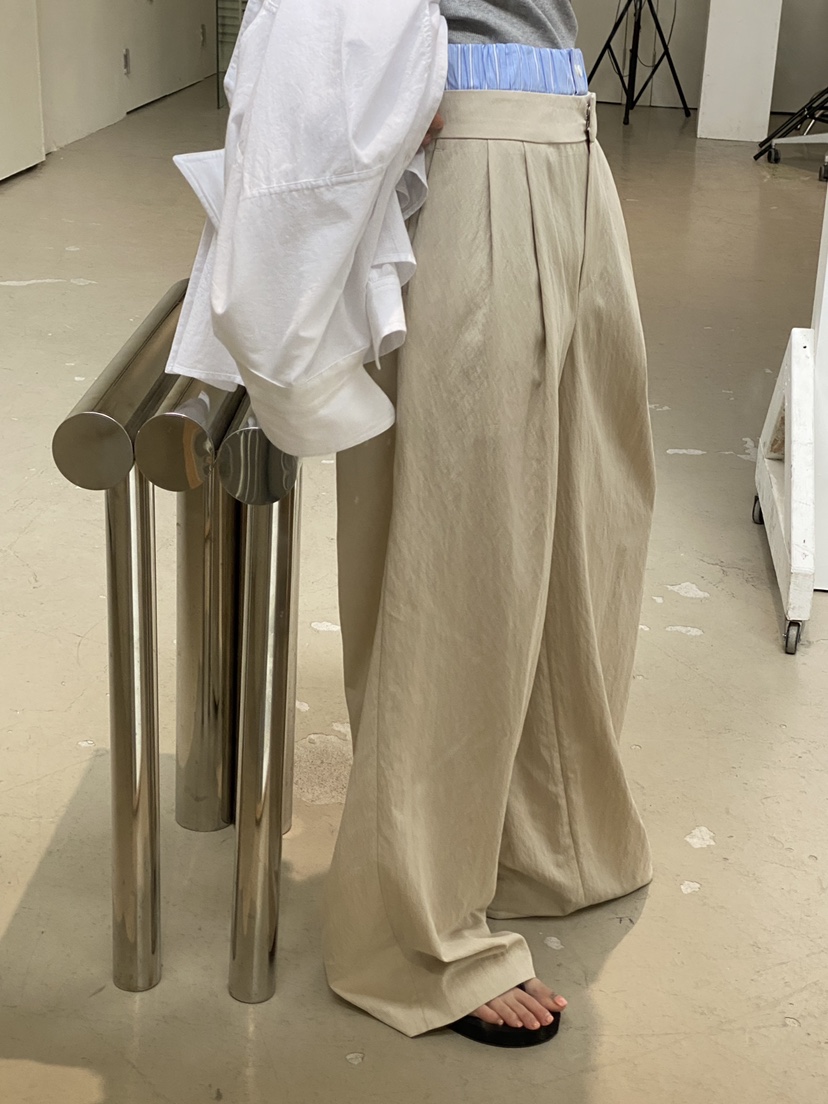 unbound韓國直郵女裝新品推薦職業時尚24春夏人氣休閑休閑褲UNBOUND休閑褲