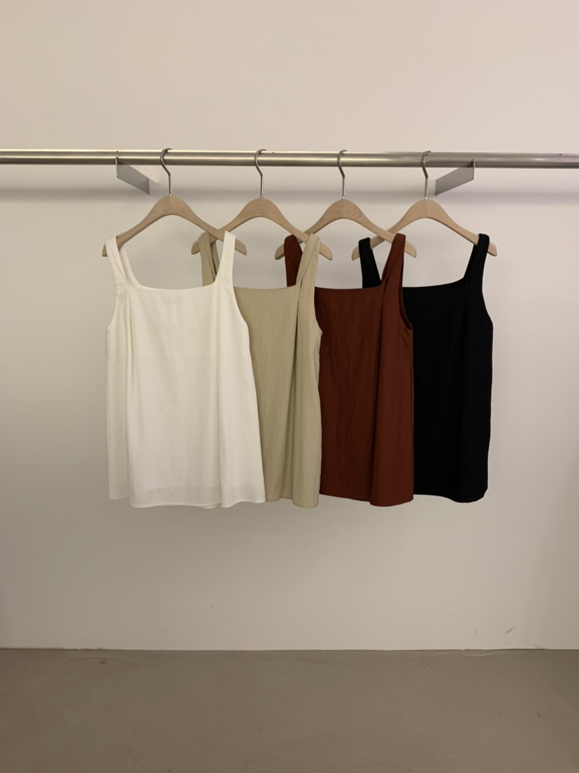 UNDER KEY韓國直郵東大門代購女裝新品24春夏職業吊帶背心UNDER KEY吊帶/背心