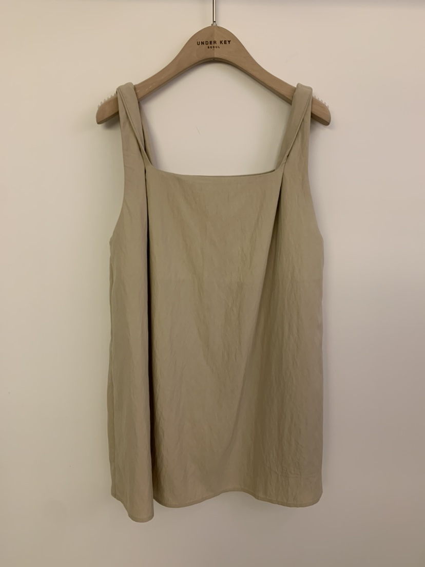UNDER KEY韓國直郵東大門代購女裝新品24春夏職業吊帶背心UNDER KEY吊帶/背心圖色2