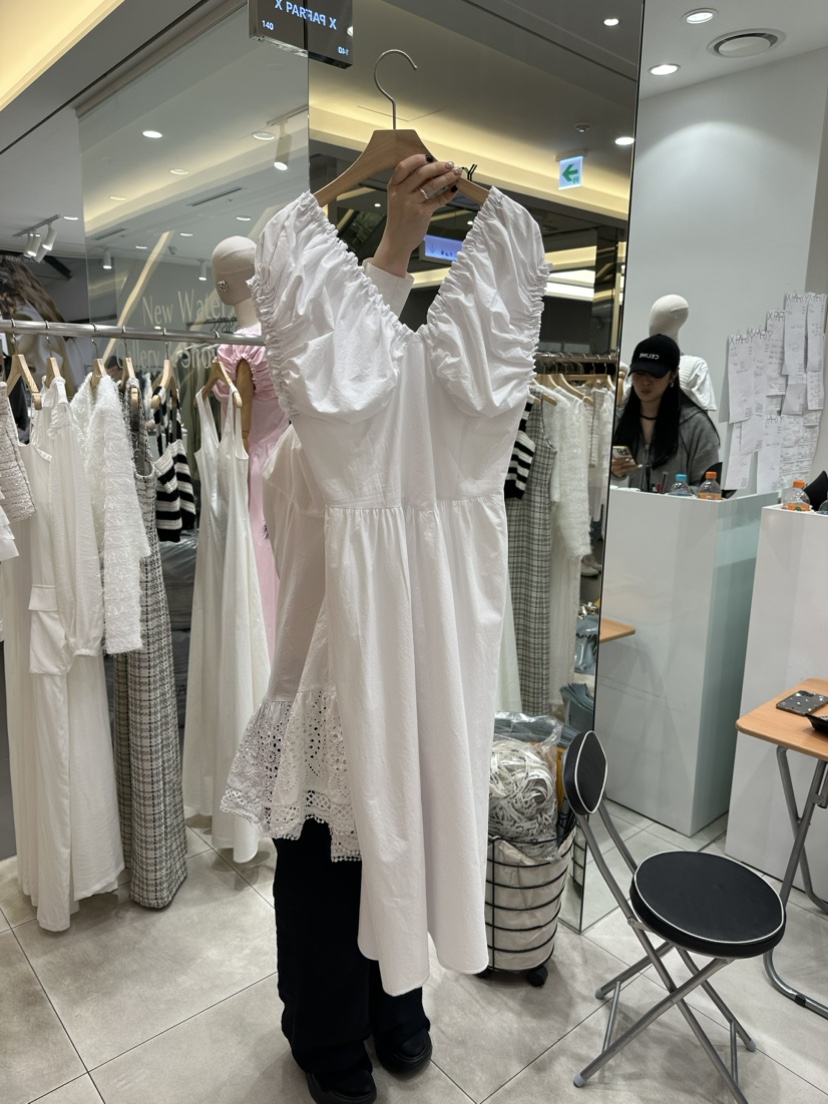 X PARTY韓國直郵東大門代購女裝新款真品24春夏人氣連衣裙XPARTY連衣裙圖色2