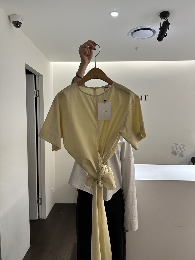 YOUR-P直郵韓國代購女裝新款休閑熱賣真品人氣24春夏襯衫蕾絲衫YOUR-P襯衫/蕾絲衫圖色2