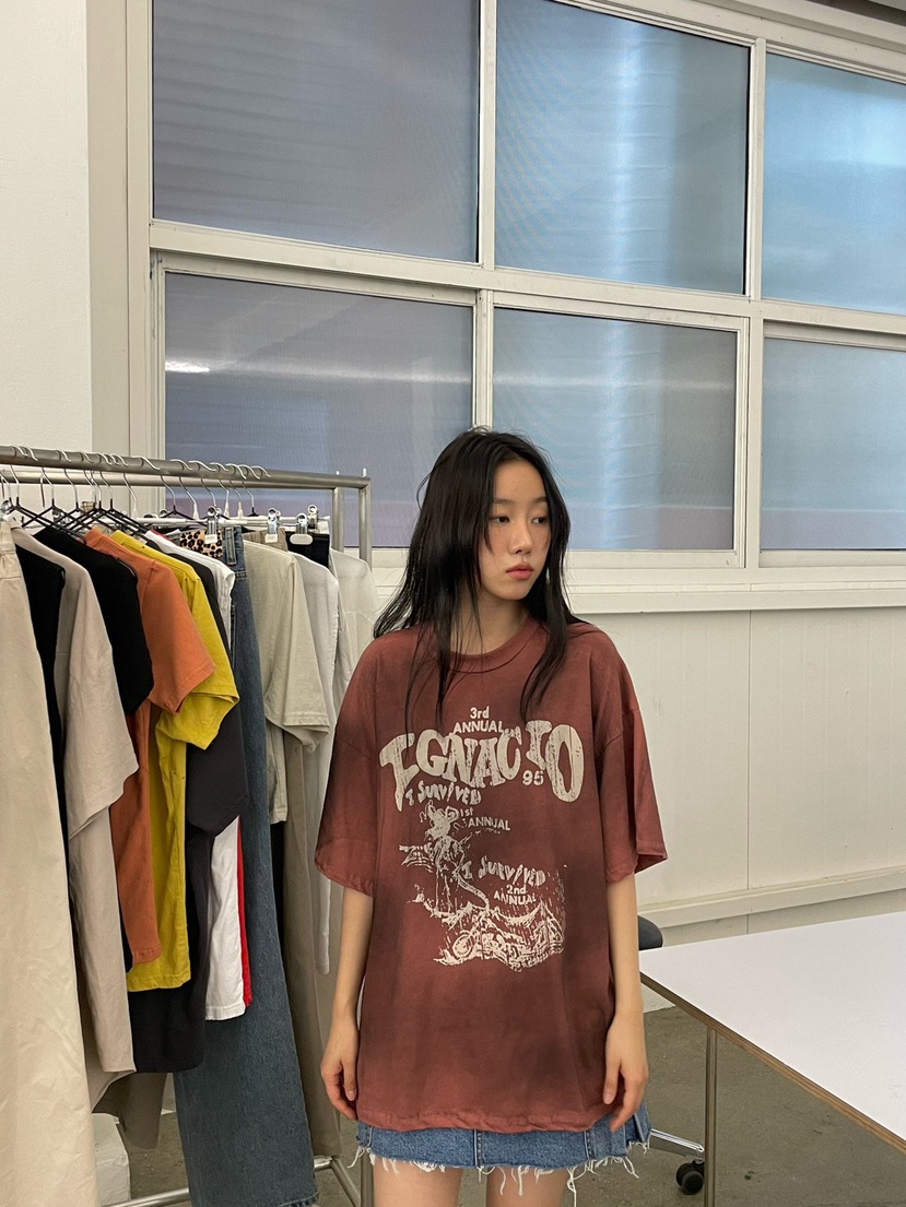 THE WEEKND韓國直郵東大門實拍女裝新品熱賣時尚真品休閑T恤THE WEEKNDT恤