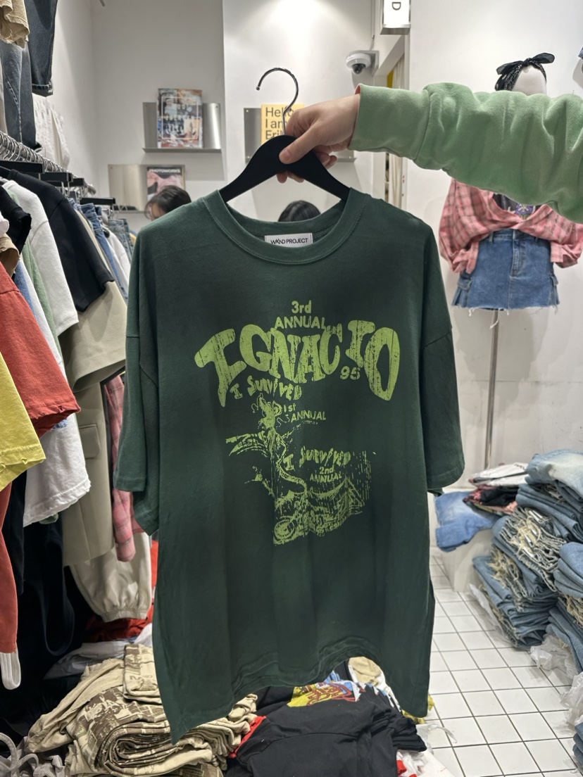THE WEEKND韓國直郵東大門實拍女裝新品熱賣時尚真品休閑T恤THE WEEKNDT恤圖色2