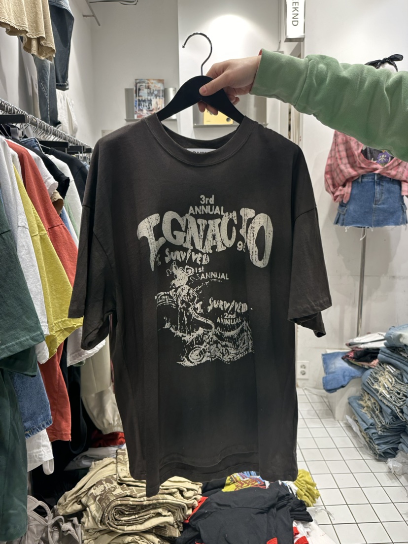 THE WEEKND韓國直郵東大門實拍女裝新品熱賣時尚真品休閑T恤THE WEEKNDT恤圖色3
