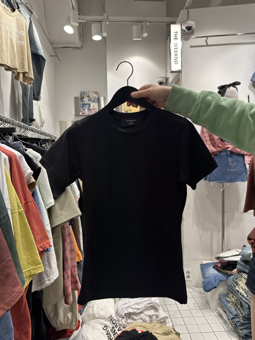THE WEEKND韓國直郵東大門代購女裝新品休閑推薦職業熱賣T恤THE WEEKNDT恤圖色4