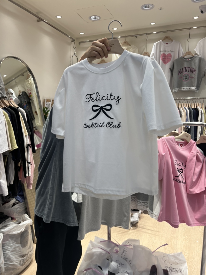 UNDERSTAR_VINTAGE直郵韓國代購女裝新款真品職業時尚人氣T恤UNDERSTAR_VINTAGET恤圖色2