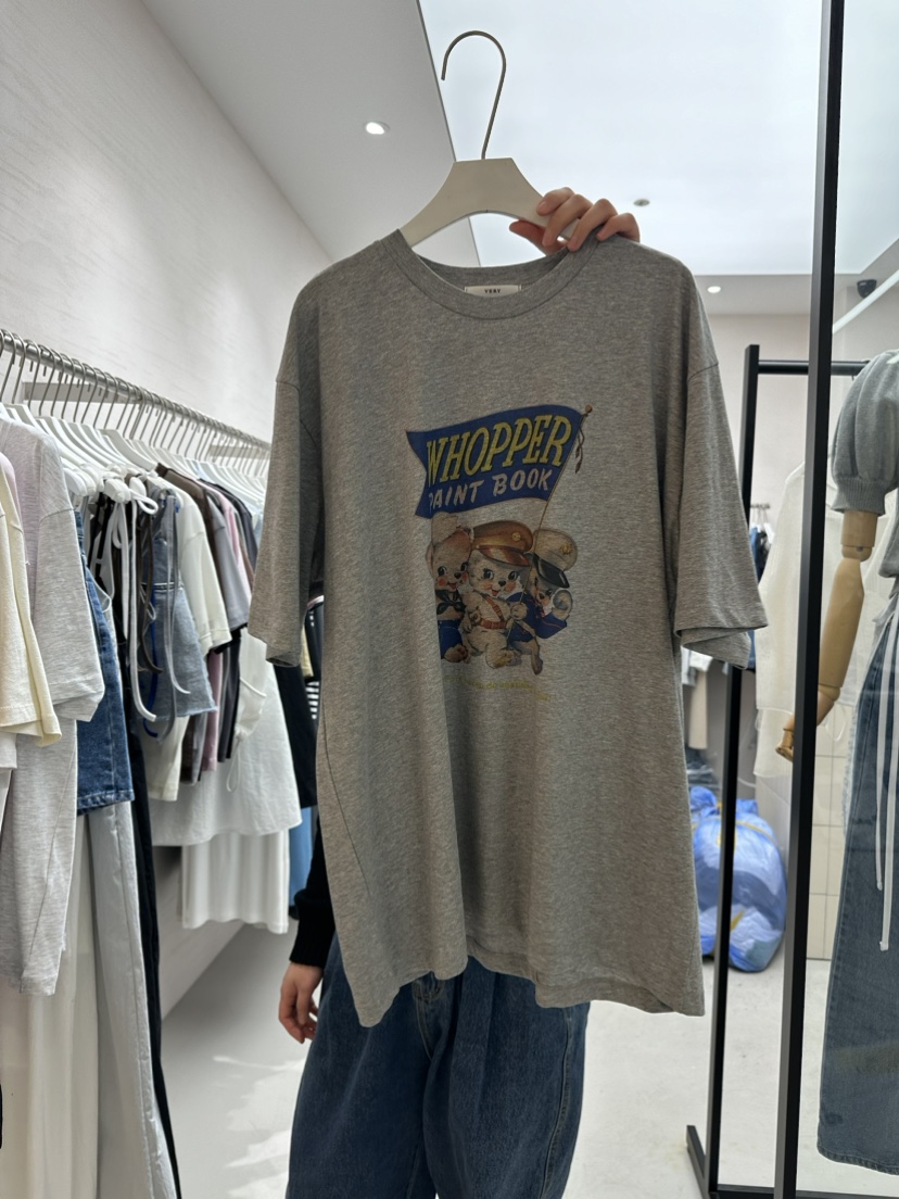 VERY WELL韓國直郵東大門代購女裝新款真品推薦休閑熱賣T恤my juniT恤圖色5