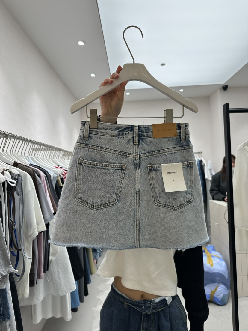 VERY WELL直郵韓國代購女裝新品真品熱賣時尚24春夏短裙my juni短裙