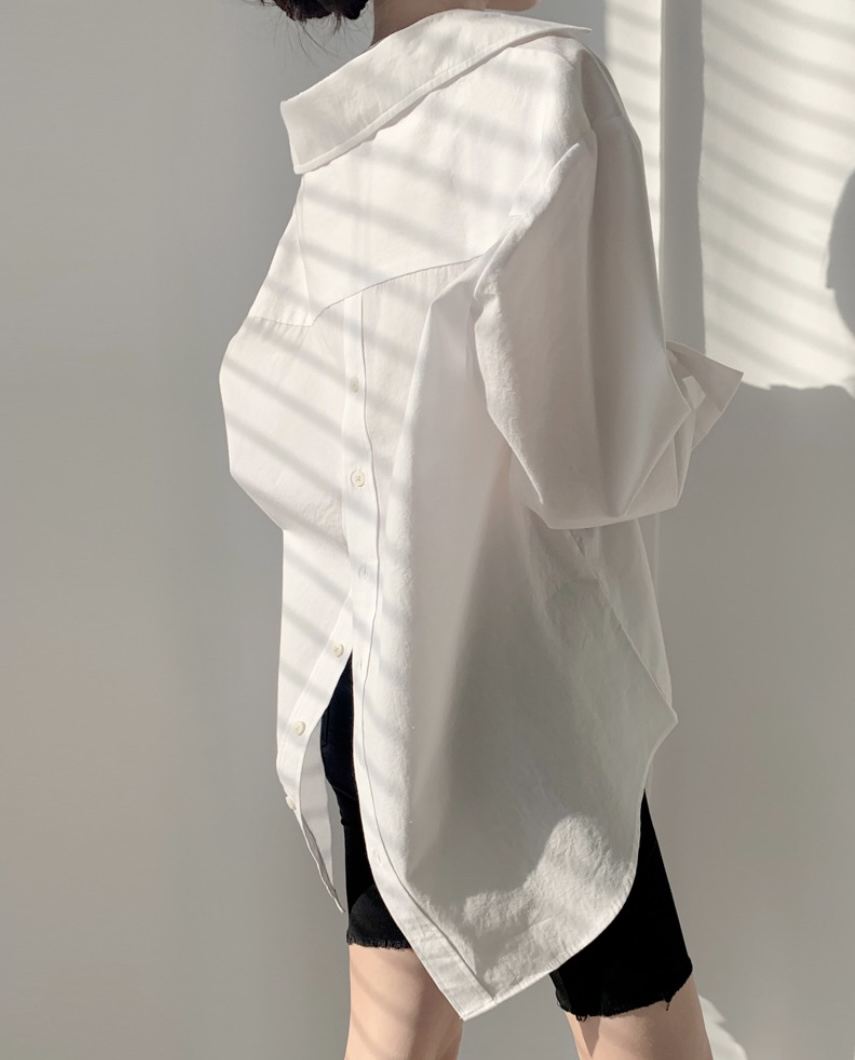 BOUND.A韓國直郵東大門代購女裝新品熱賣休閑襯衫蕾絲衫刺繡BOUND.A襯衫/蕾絲衫