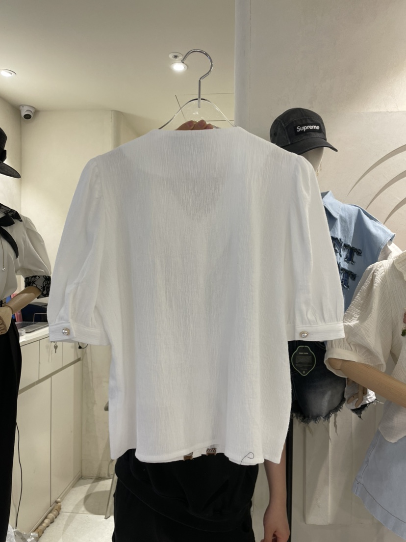 FARBE韓國直郵女裝新款推薦時尚熱賣人氣休閑24春夏襯衫蕾絲衫PLATFORM襯衫/蕾絲衫