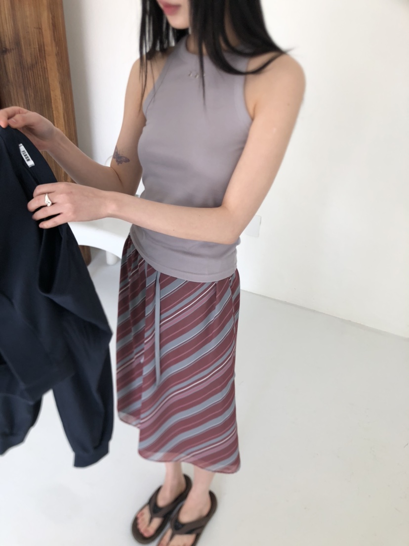 FLASH韓國直郵女裝新款推薦時尚人氣24春夏真品半身裙中短裙FLASH半身裙/中短裙