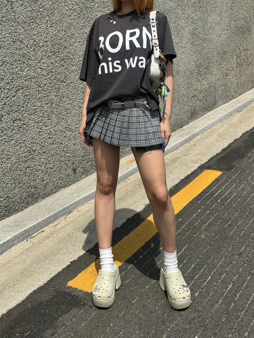 GATELESS韓國直郵東大門實拍女裝新款職業人氣熱賣時尚24春夏T恤GATELESST恤