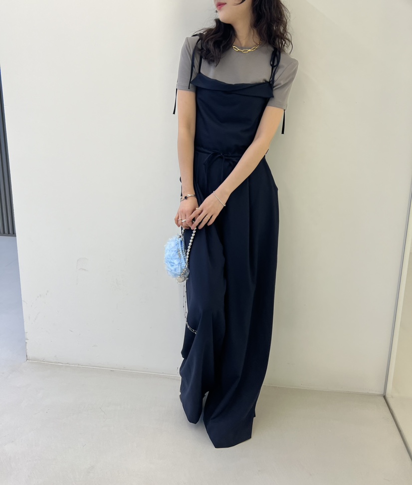 GINGER韓國直郵東大門實拍女裝新款休閑時尚人氣24春夏背帶褲COCOMATON背帶褲