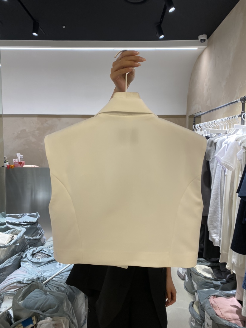 howl product韓國直郵女裝新款24春夏熱賣職業時尚真品馬甲BADCALM馬甲