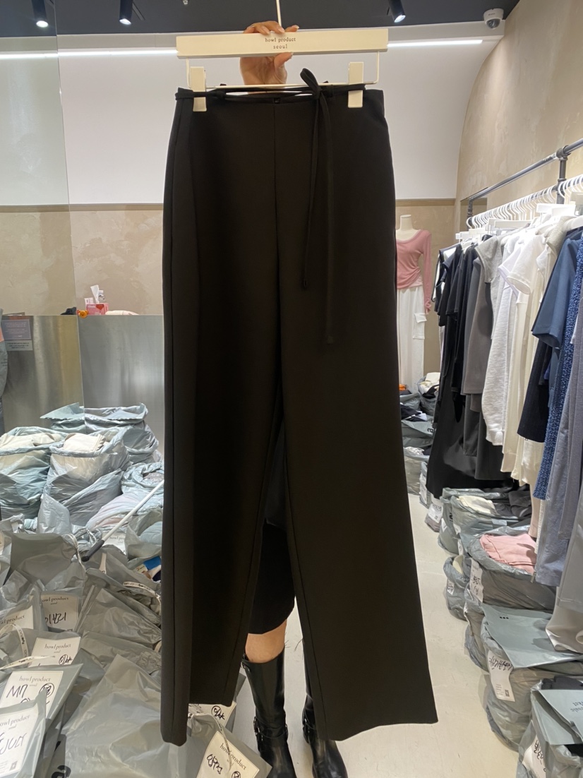 howl product韓國直郵女裝新品時尚真品推薦職業熱賣休閑褲BADCALM休閑褲圖色2