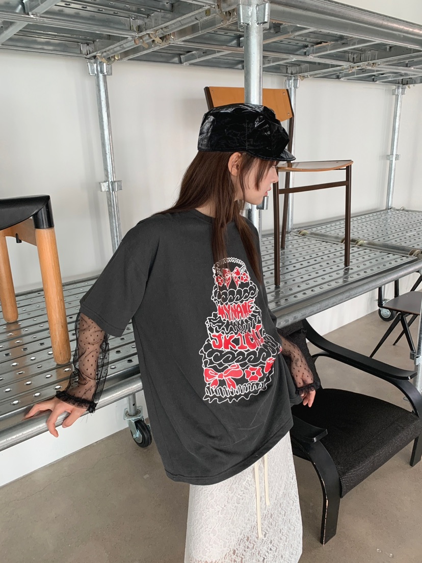 JKICHI韓國直郵東大門實拍女裝新品熱賣時尚休閑人氣真品T恤EDITT恤