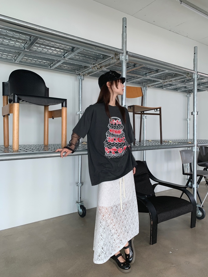 JKICHI韓國直郵東大門實拍女裝新品熱賣時尚休閑人氣真品T恤EDITT恤