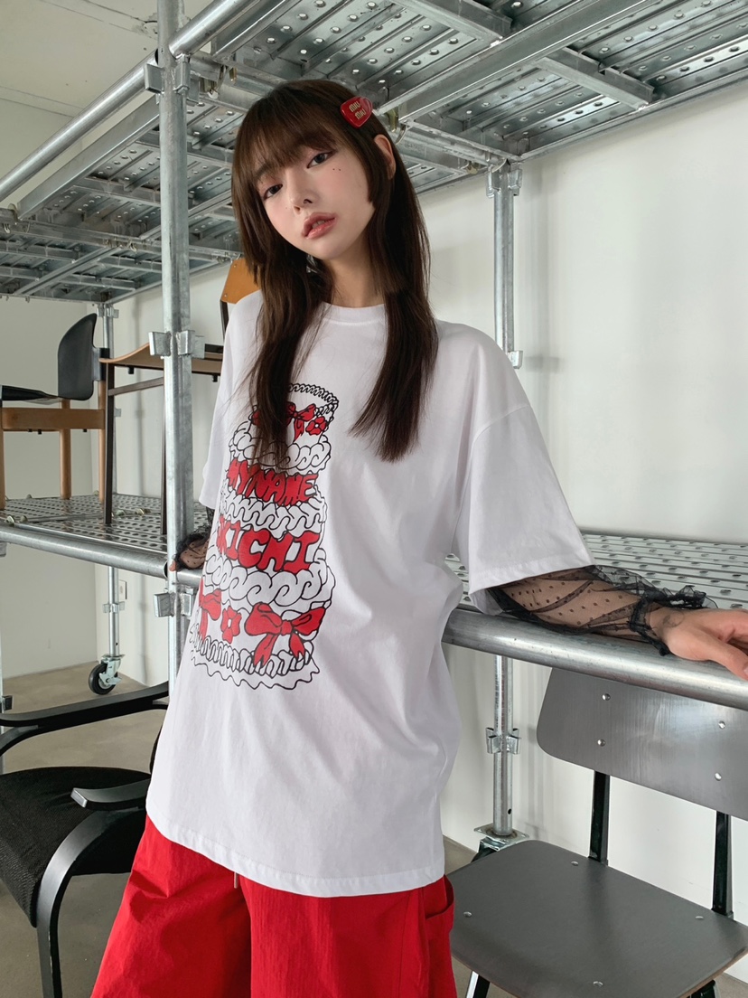 JKICHI韓國直郵東大門實拍女裝新品熱賣時尚休閑人氣真品T恤EDITT恤
