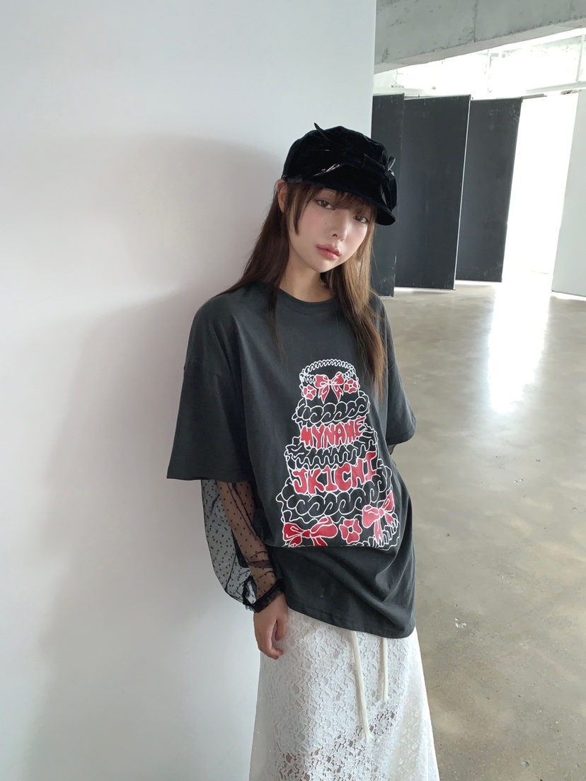 JKICHI韓國直郵東大門實拍女裝新品熱賣時尚休閑人氣真品T恤EDITT恤圖色2