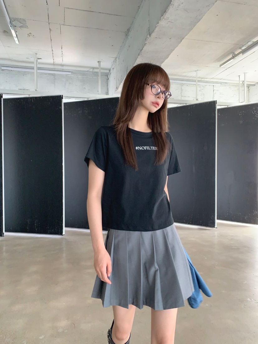 JKICHI直郵韓國代購女裝新品真品職業休閑24春夏推薦熱賣T恤EDITT恤圖色3