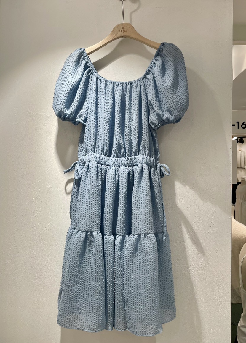 Magie直郵韓國代購女裝新款推薦真品人氣24春夏職業連衣裙VI A連衣裙圖色1