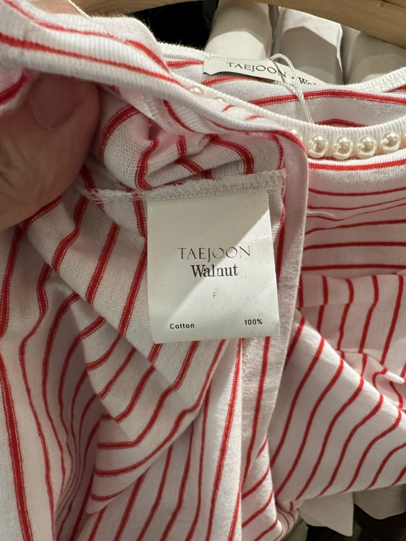 WALNUT/TAEJOON韓國直郵女裝新品休閑時尚人氣職業推薦T恤Walunt/TAEJOONT恤