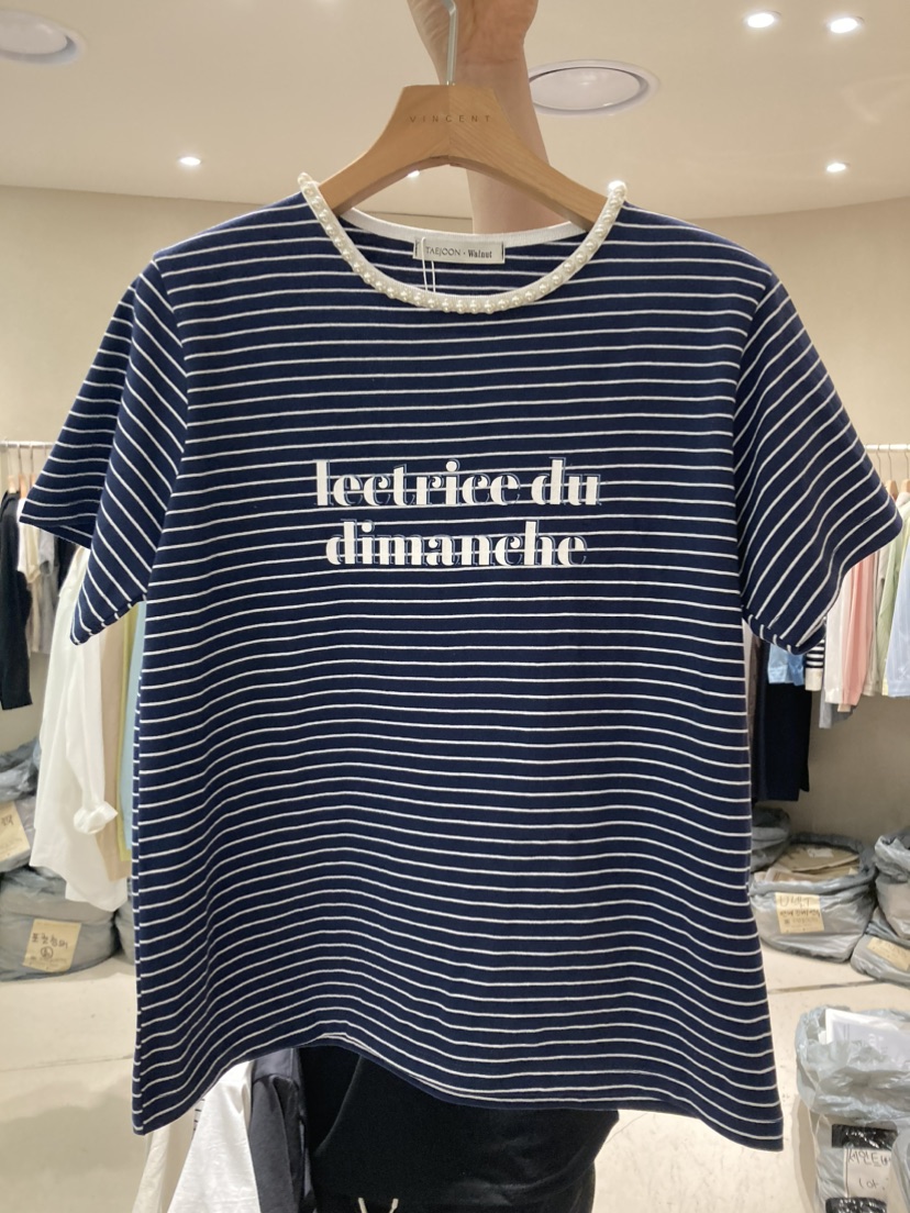WALNUT/TAEJOON韓國直郵女裝新品休閑時尚人氣職業推薦T恤Walunt/TAEJOONT恤圖色2