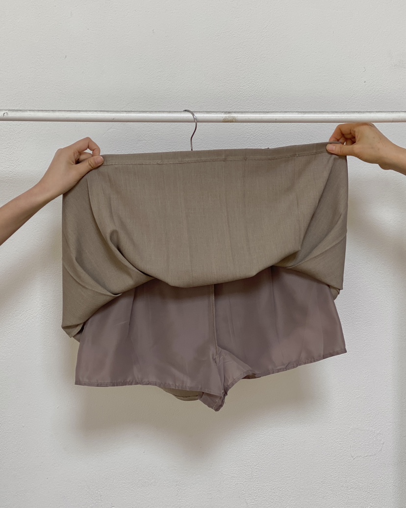 WALNUT/TAEJOON直郵韓國代購女裝新品人氣真品推薦休閑短裙Walunt/TAEJOON短裙